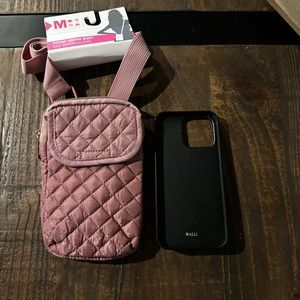 NWT  Mauve Phone Crossbody